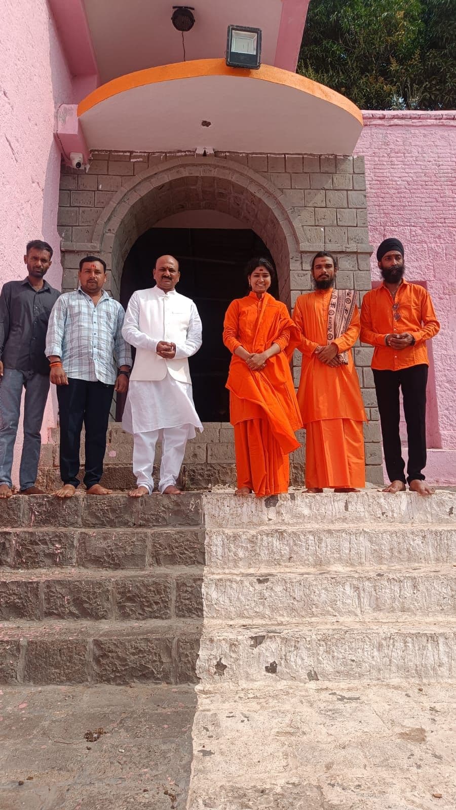 Seva at Viradha Ashram, our elder-care home
