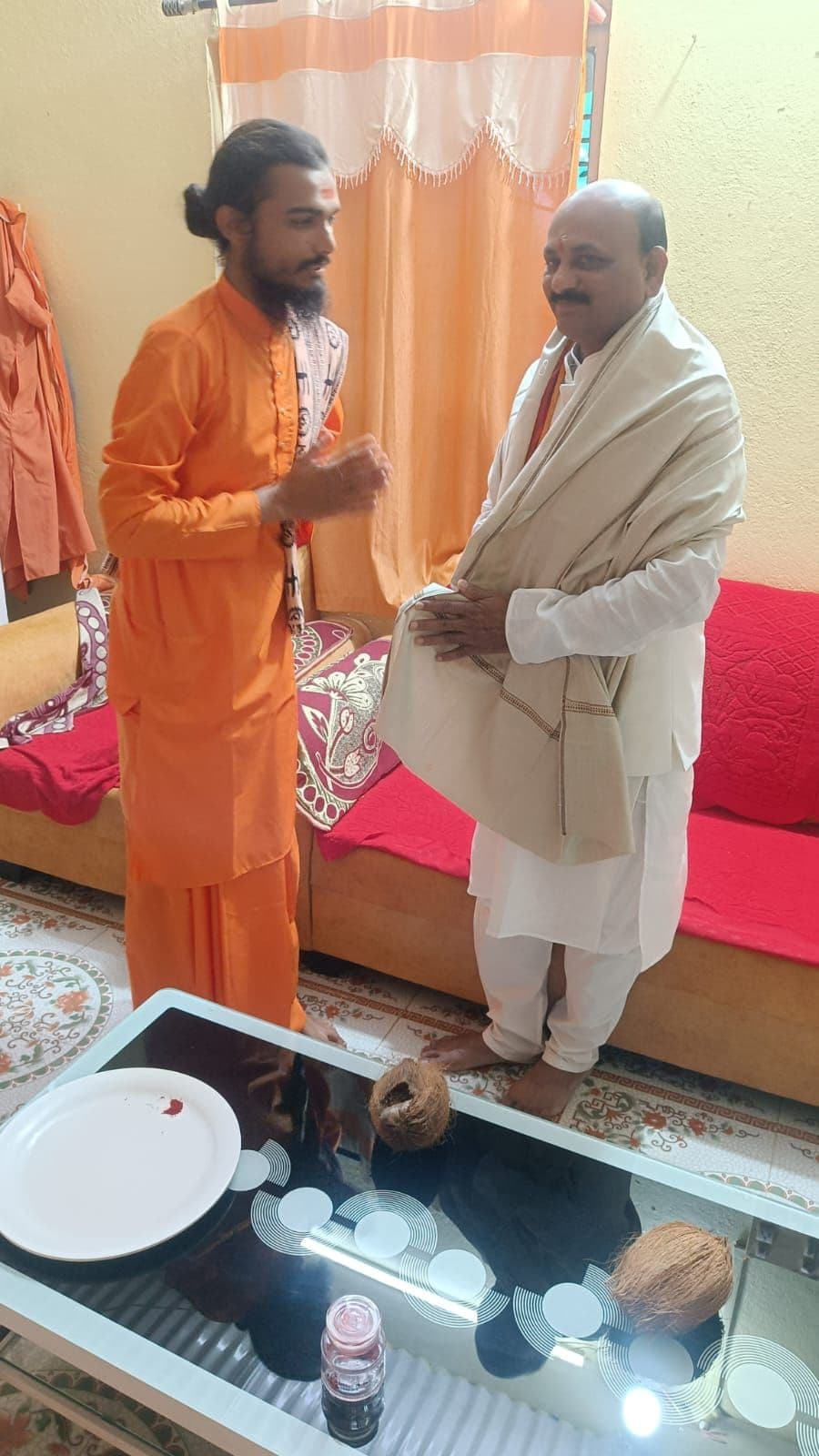 Seva at Viradha Ashram, our elder-care home