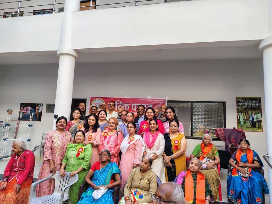 Seva at Viradha Ashram, our elder-care home